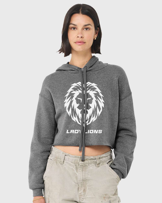 Liberty Lions Women's Crop Bella + Canvas Hoodie