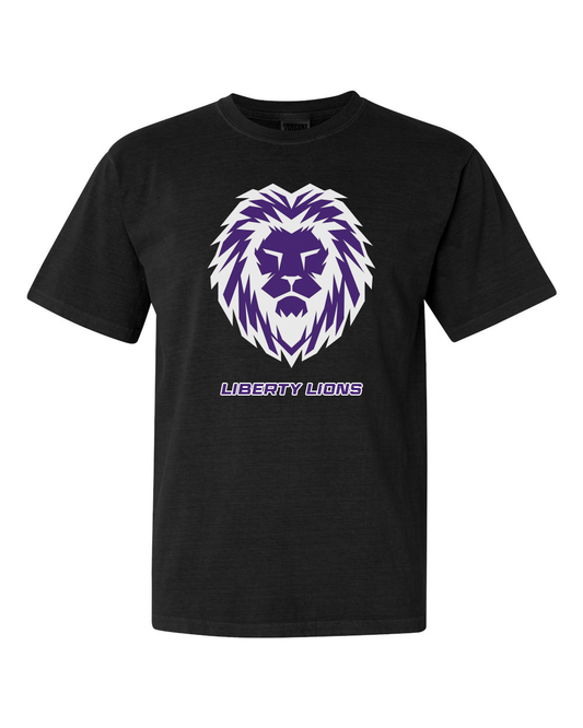 Liberty Lions Comfort Colors Black T-Shirt